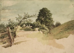 Landscape with tree
